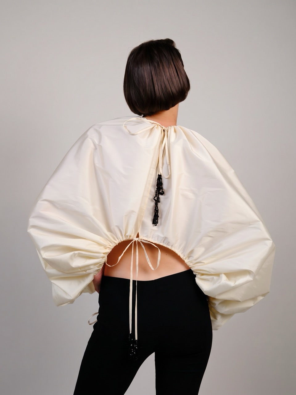 Draped High-Neck Set