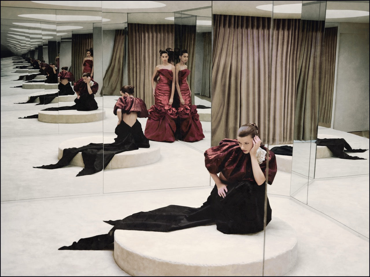 Voluminous Sleeve Maxi Set