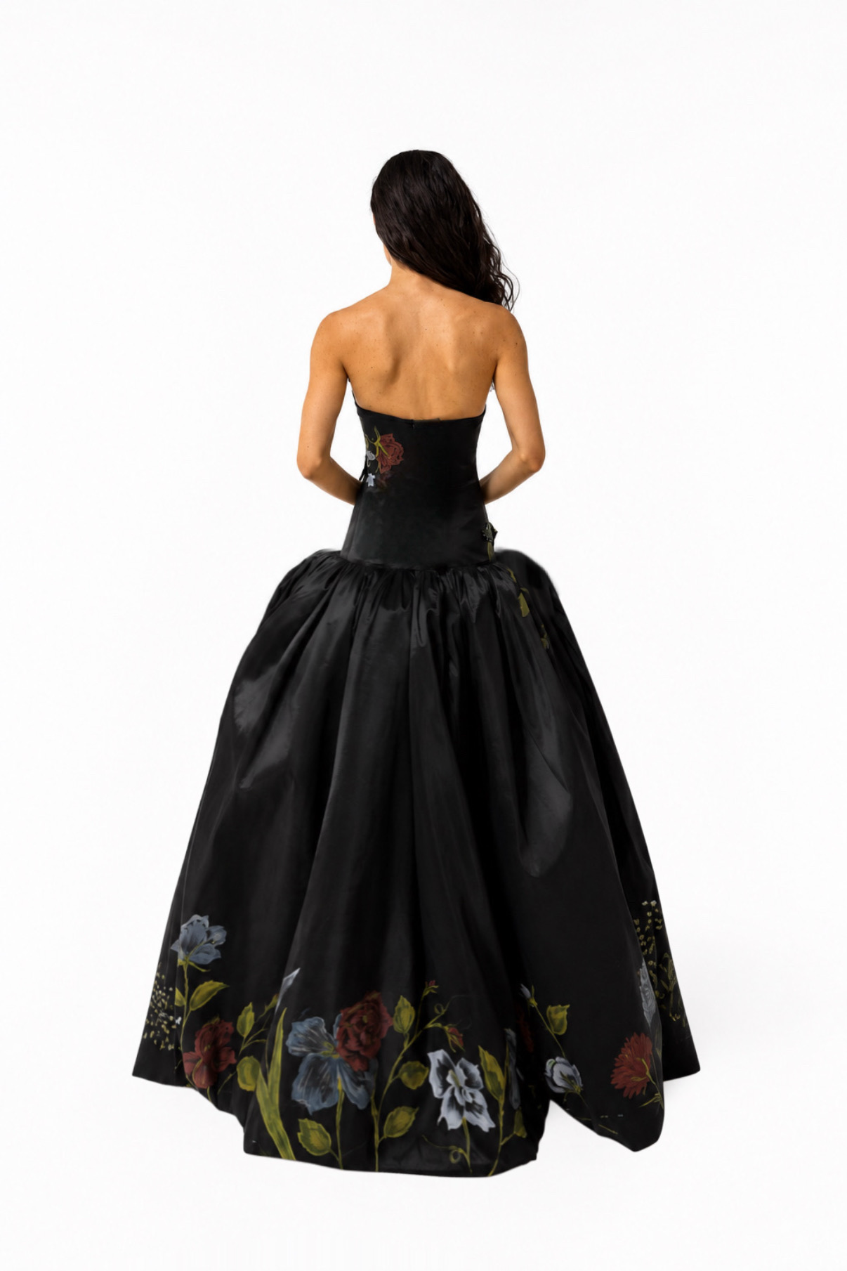 Floral Sculpted Ball Gown
