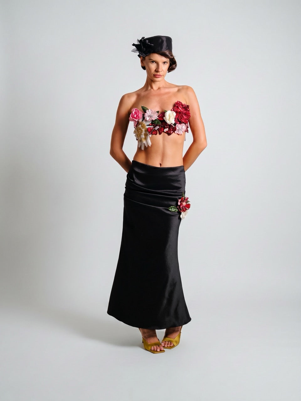 Floral Embellished Maxi Set