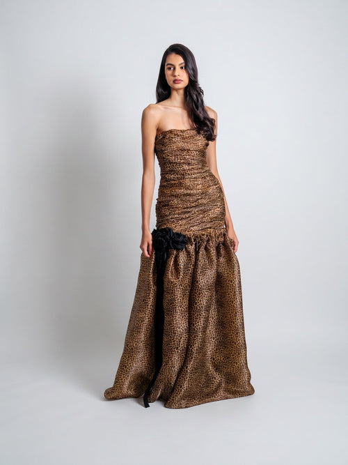 Animal Print Maxi Dress