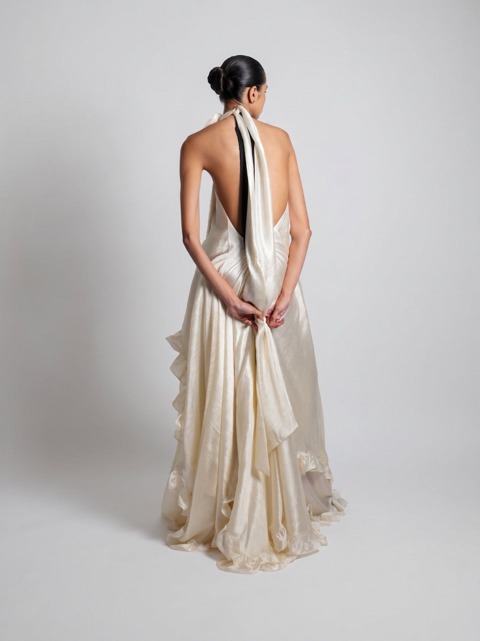 Floral Chiffon Maxi Dress