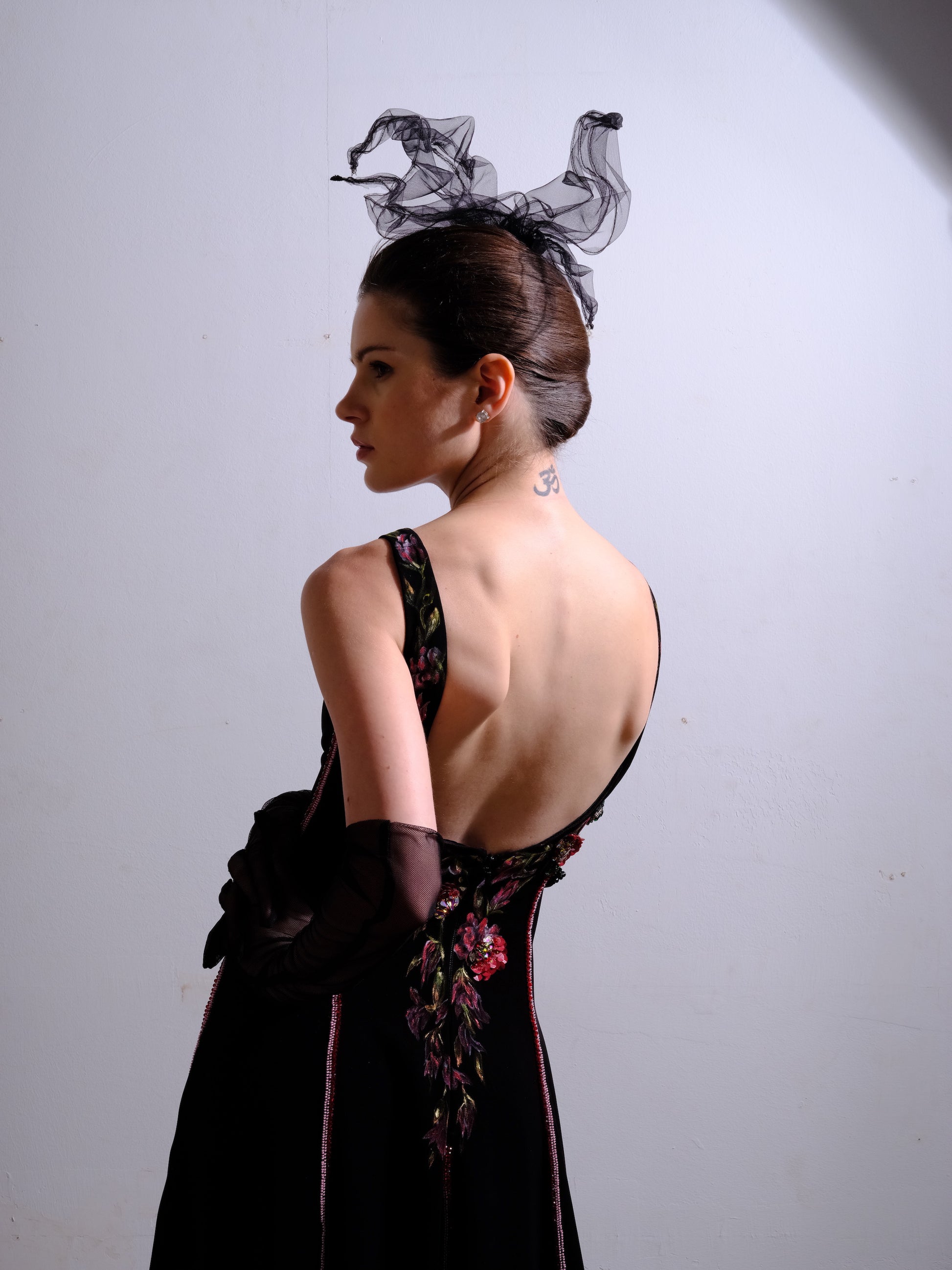 Floral Velvet Maxi Dress