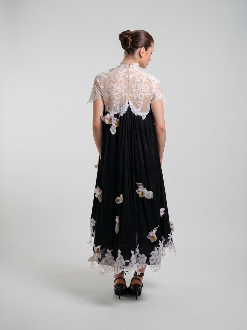 Floral Chiffon Maxi Dress