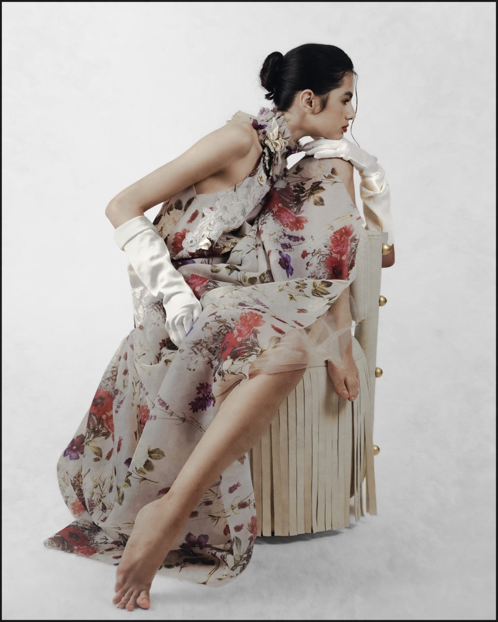 Floral Halter Maxi Dress