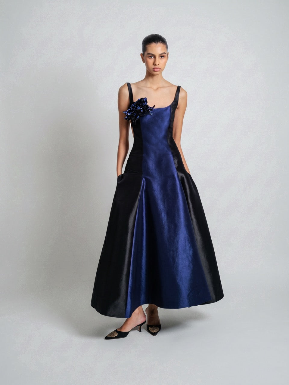 Open-Back Maxi Dress