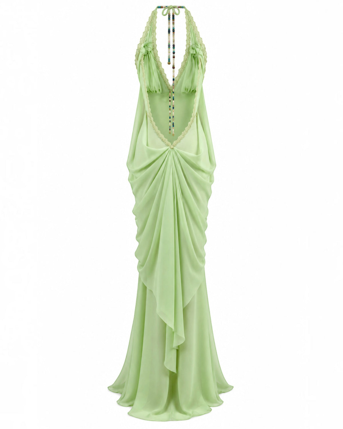 Chiffon Halter Dress