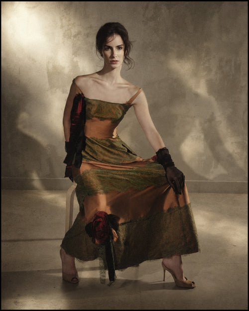 A-Line Gown with Lace