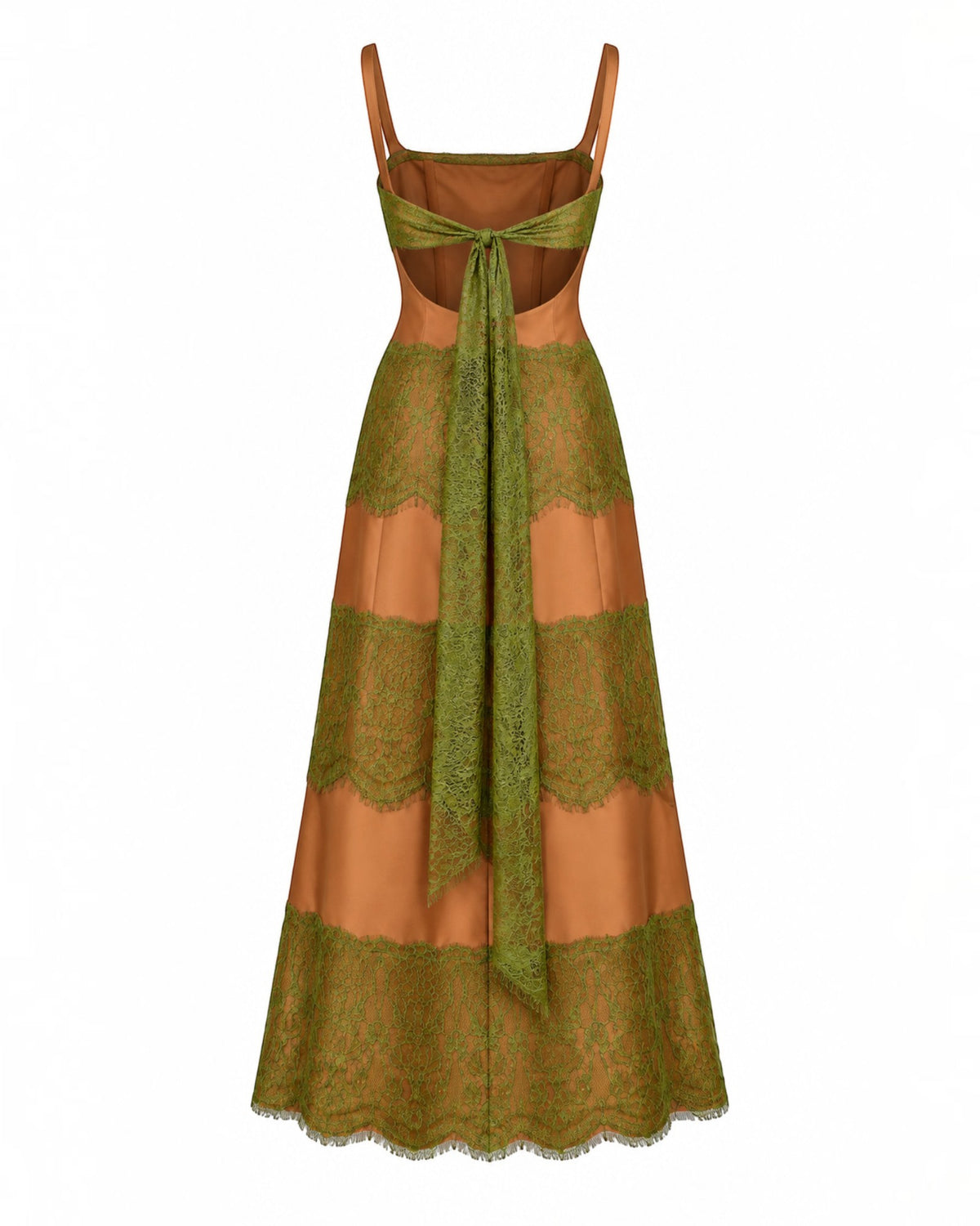 A-Line Gown with Lace