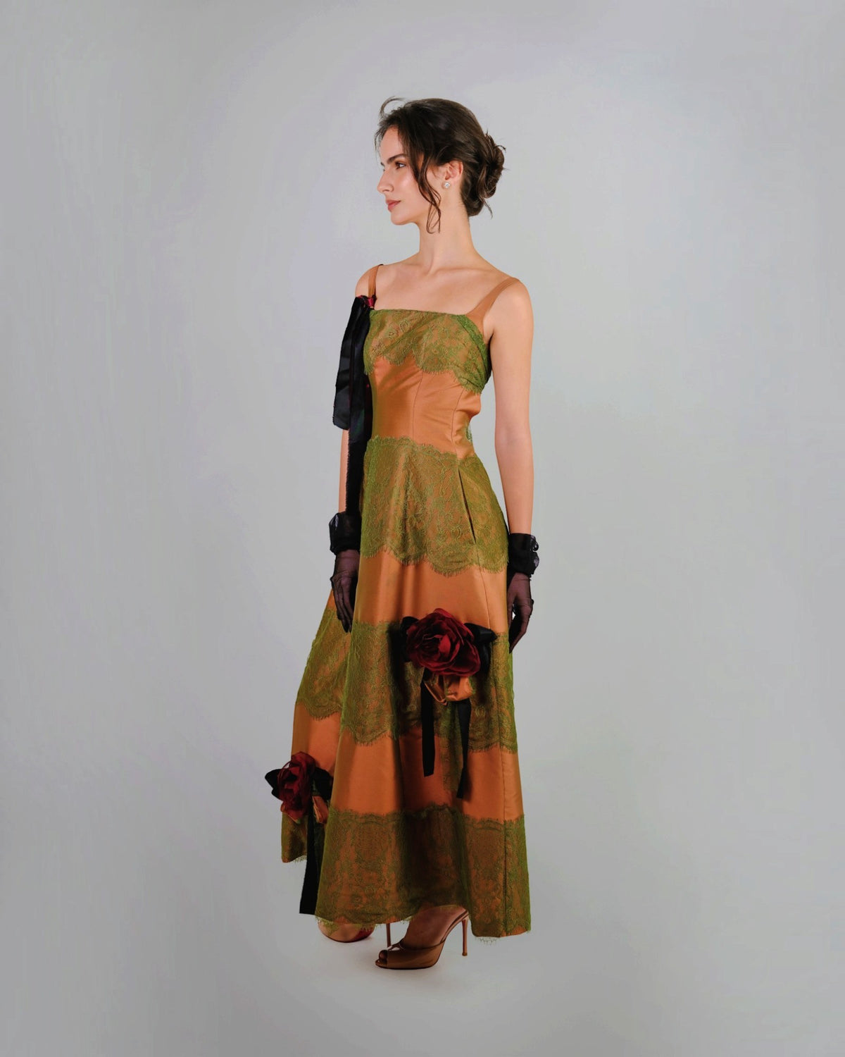 A-Line Gown with Lace