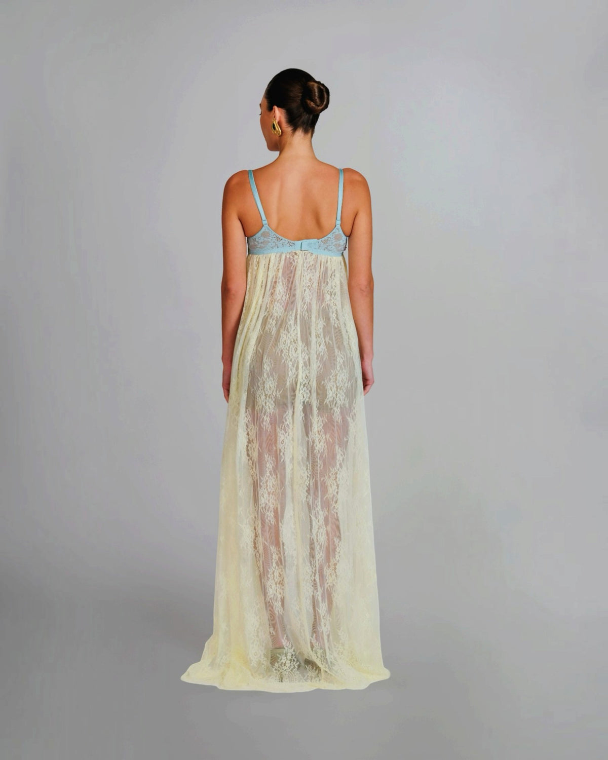 Embellished Lace Gown