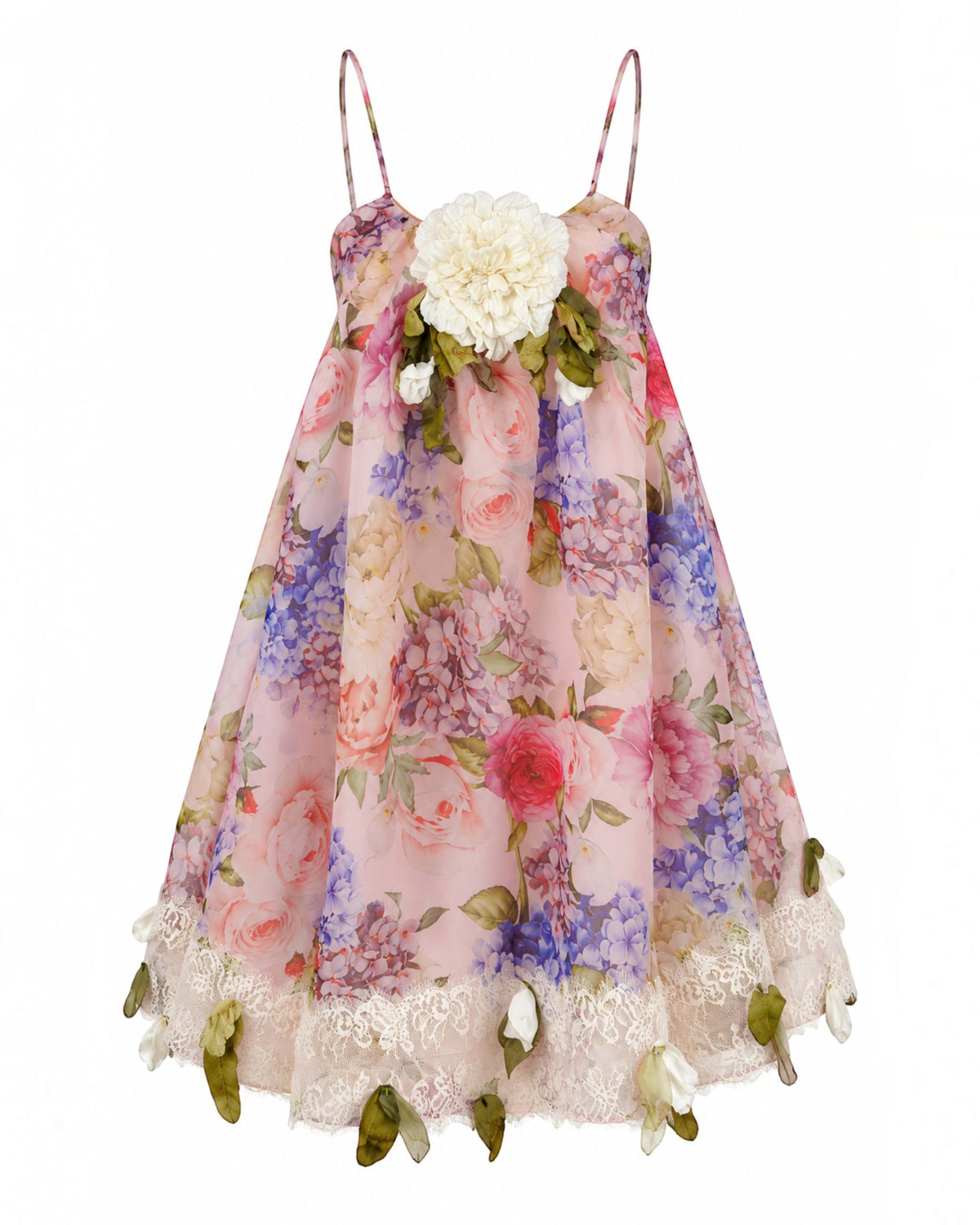 Floral Print Babydoll Dress