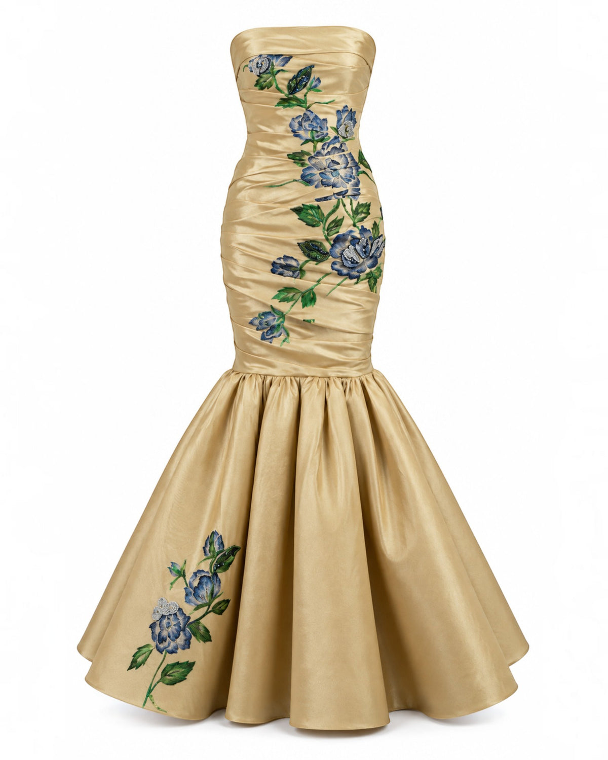 Hand-Painted Mermaid Gown