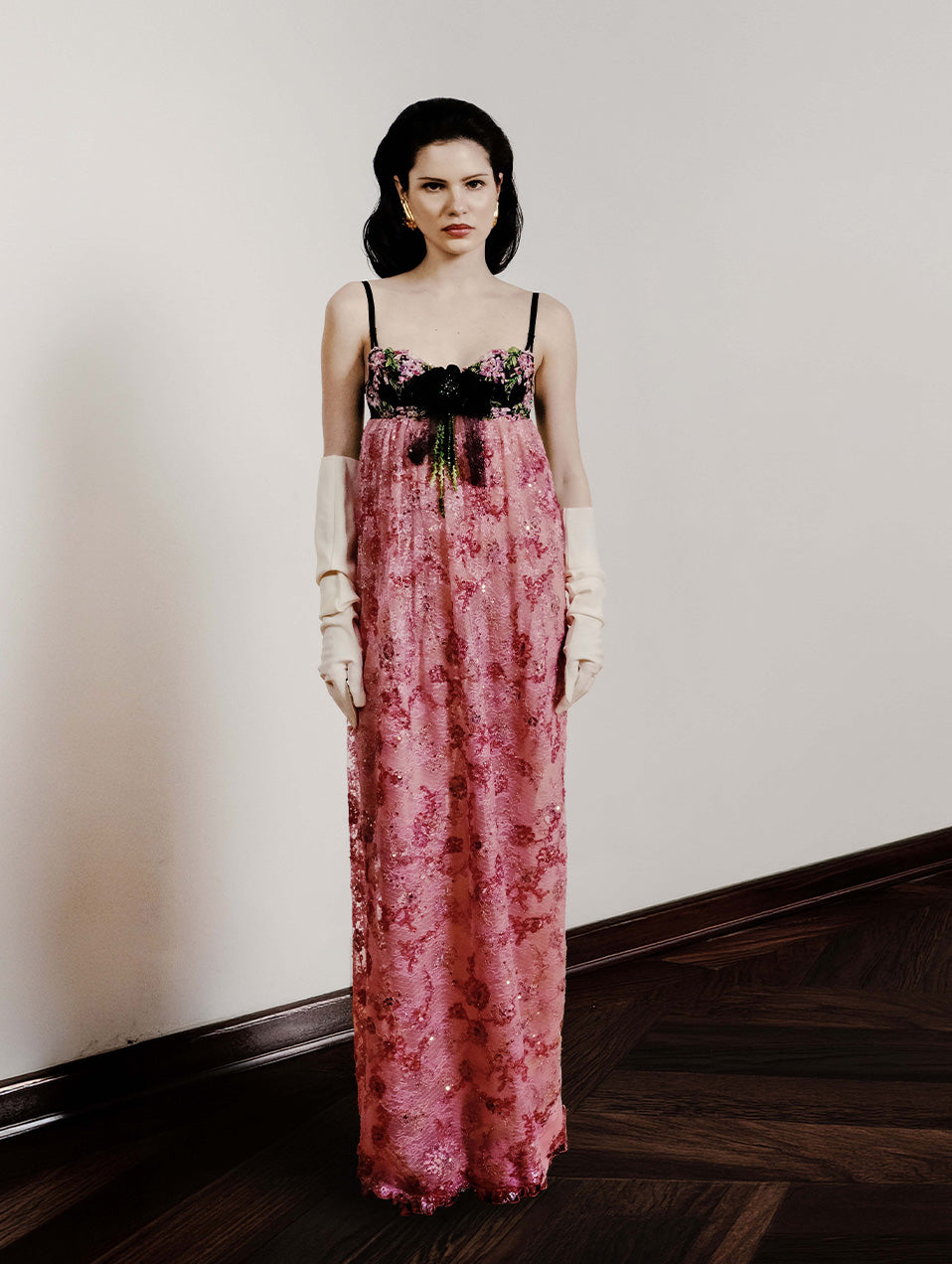 Pink Shoulder-Strap Dress