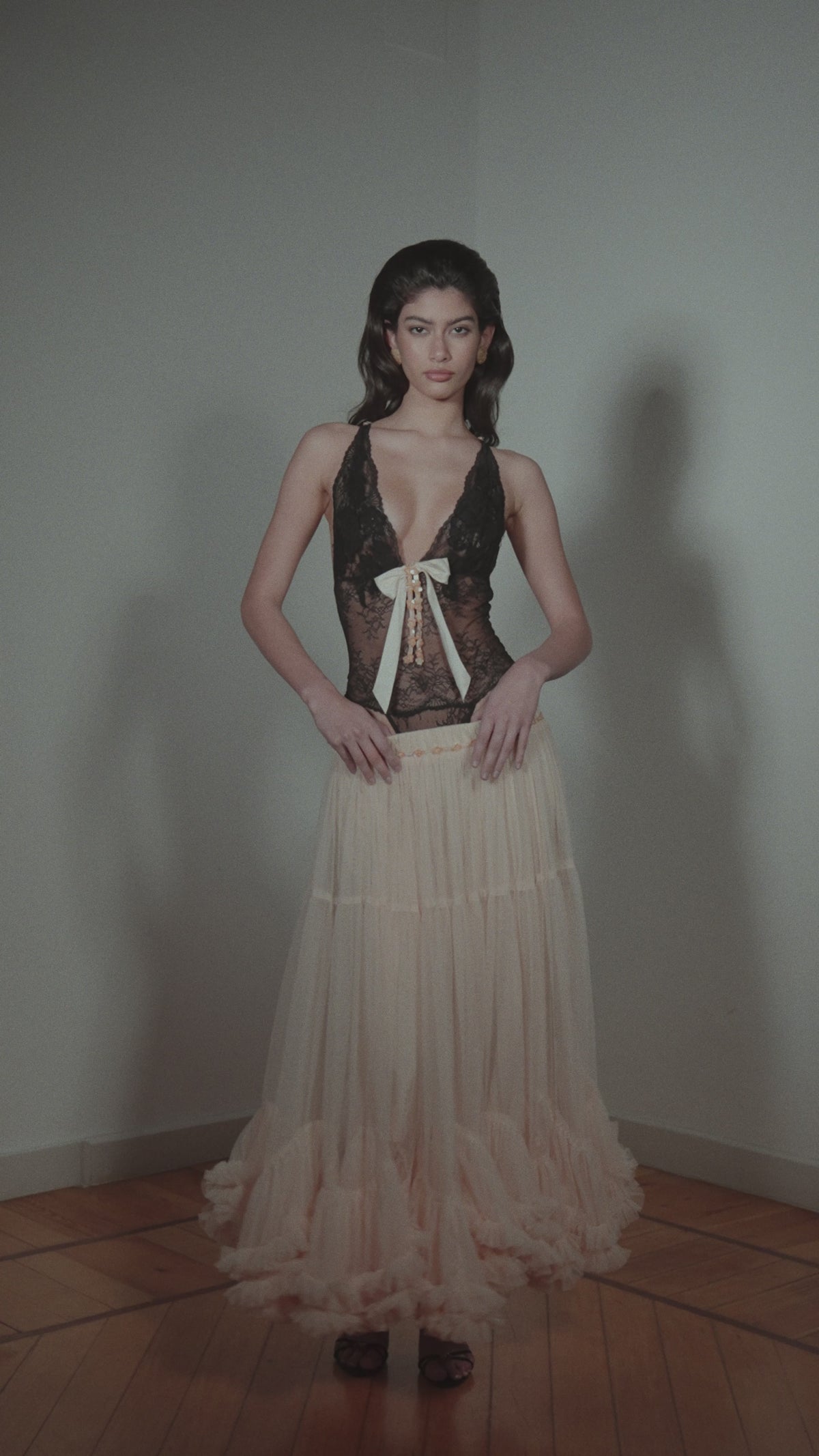 Corset Ruffle Skirt Set