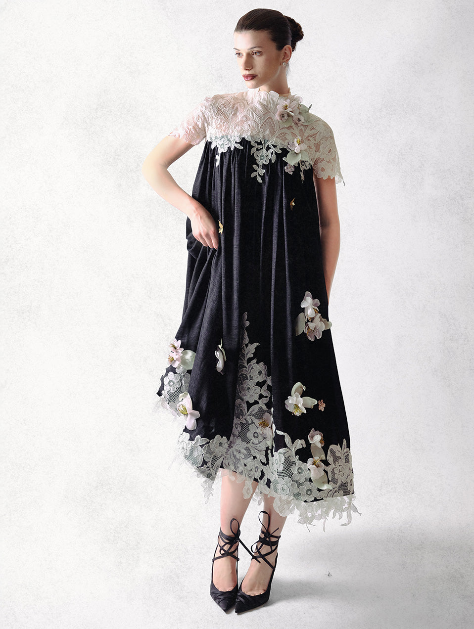 Floral Chiffon Maxi Dress